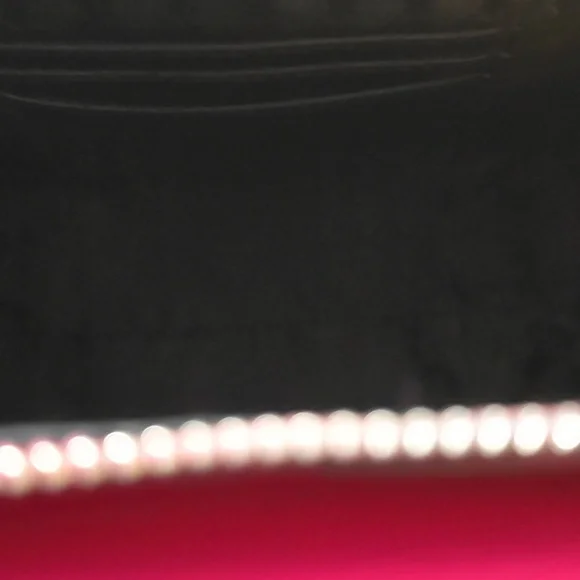 Karl Lagerfeld Vibrant Pink Tote with Black Accents - Picture 5 of 6